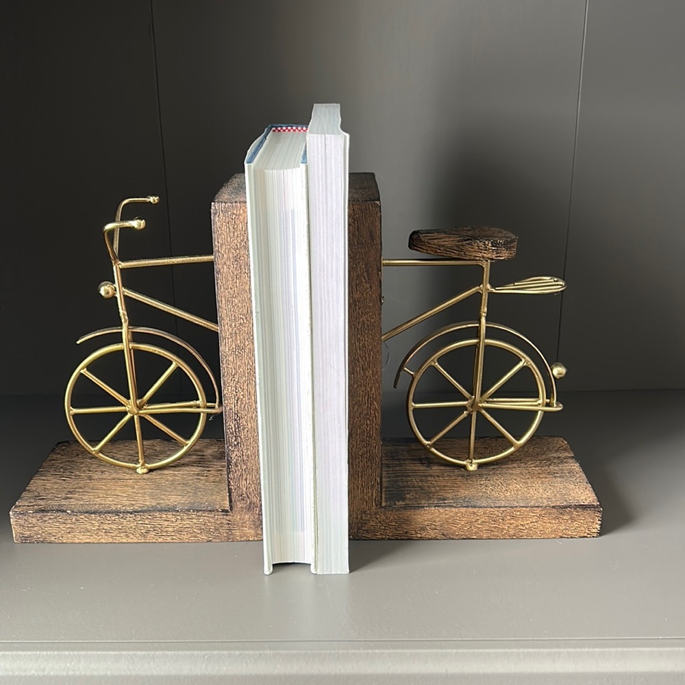 Set of Bicycle Bookends